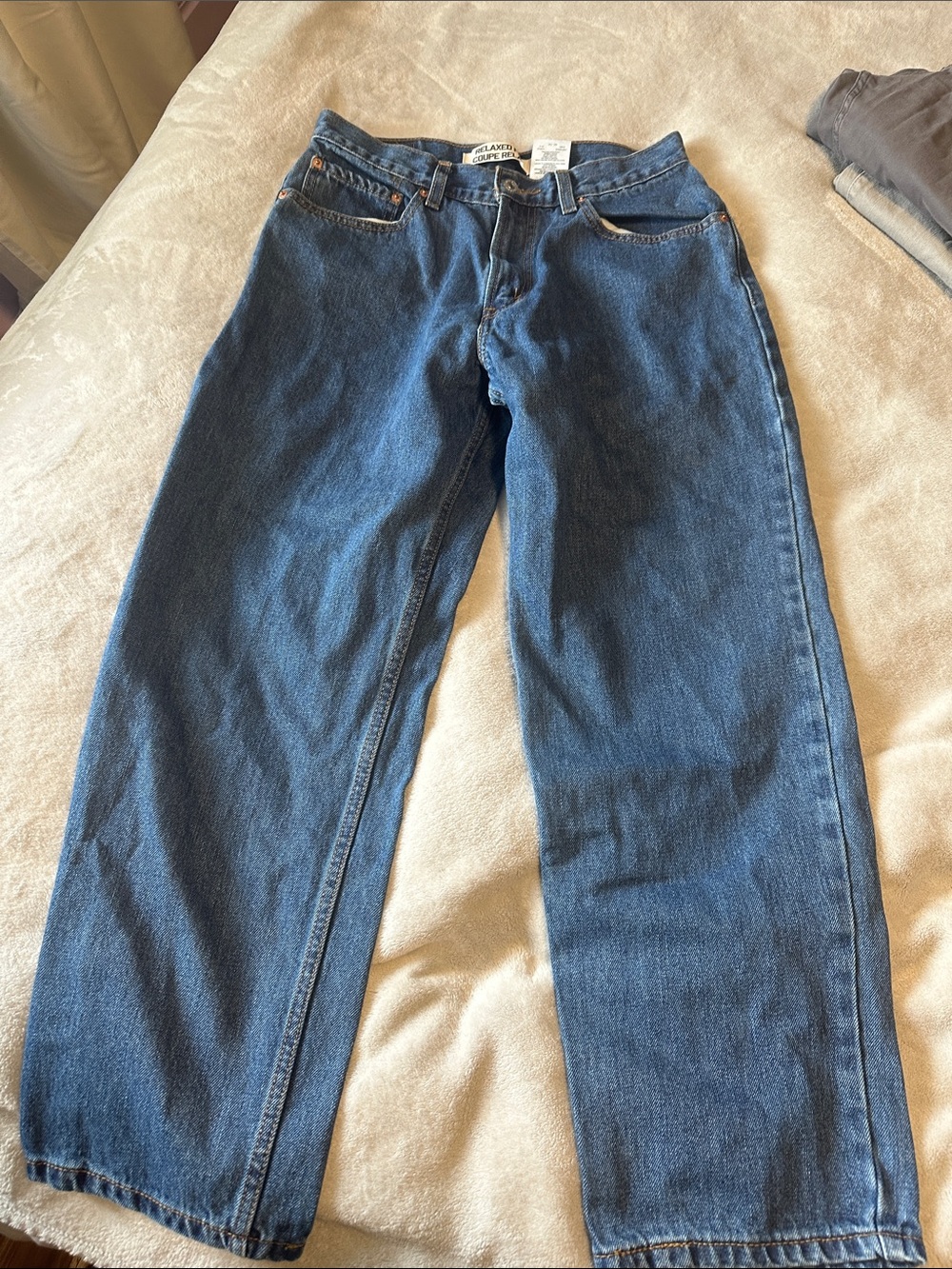 Levi's Men's Dark Blue Relaxed  Jeans 33x30